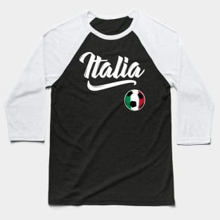 Italia Soccer Ball Italy Flag Italian Football Gift Baseball T-Shirt